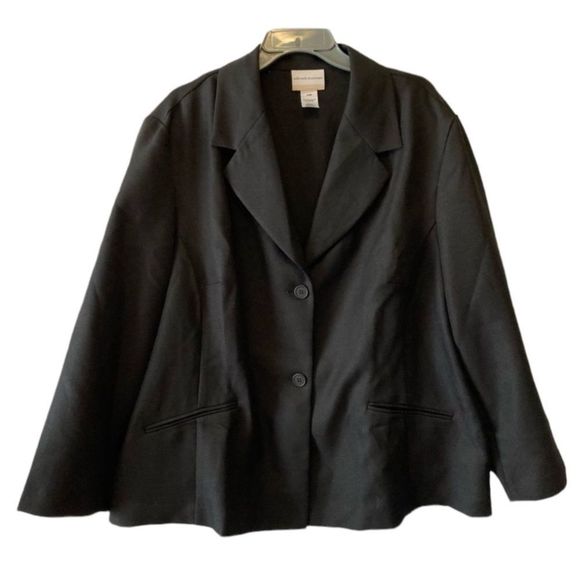 Alfred Dunner Black Blazer Size 24 NWT - Picture 1 of 6